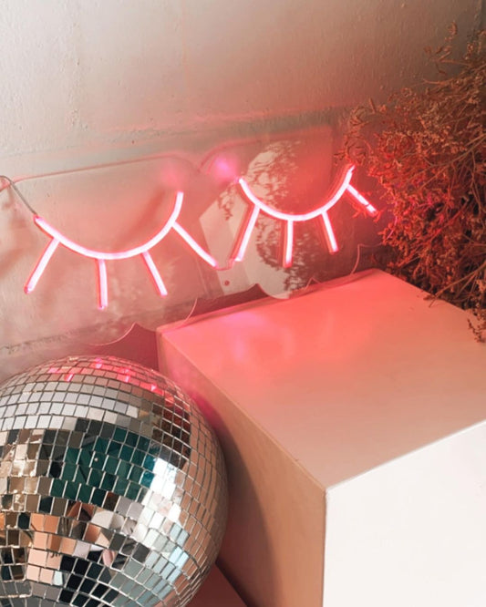 Eyelashes LED Neon Light Sign