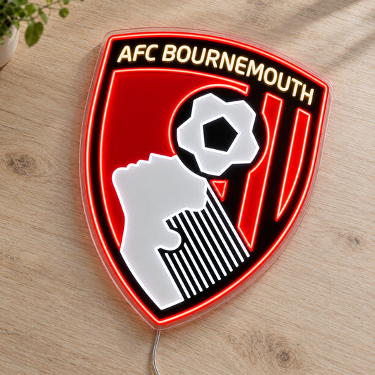 AFC Bournemouth Old Logo LED Neon Sign product photo 2