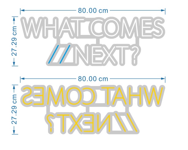 Custom Design: WHAT COMES // NEXT?
