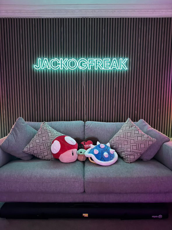 JackoGFreak Gamer Blogger Custom LED Neon Sign