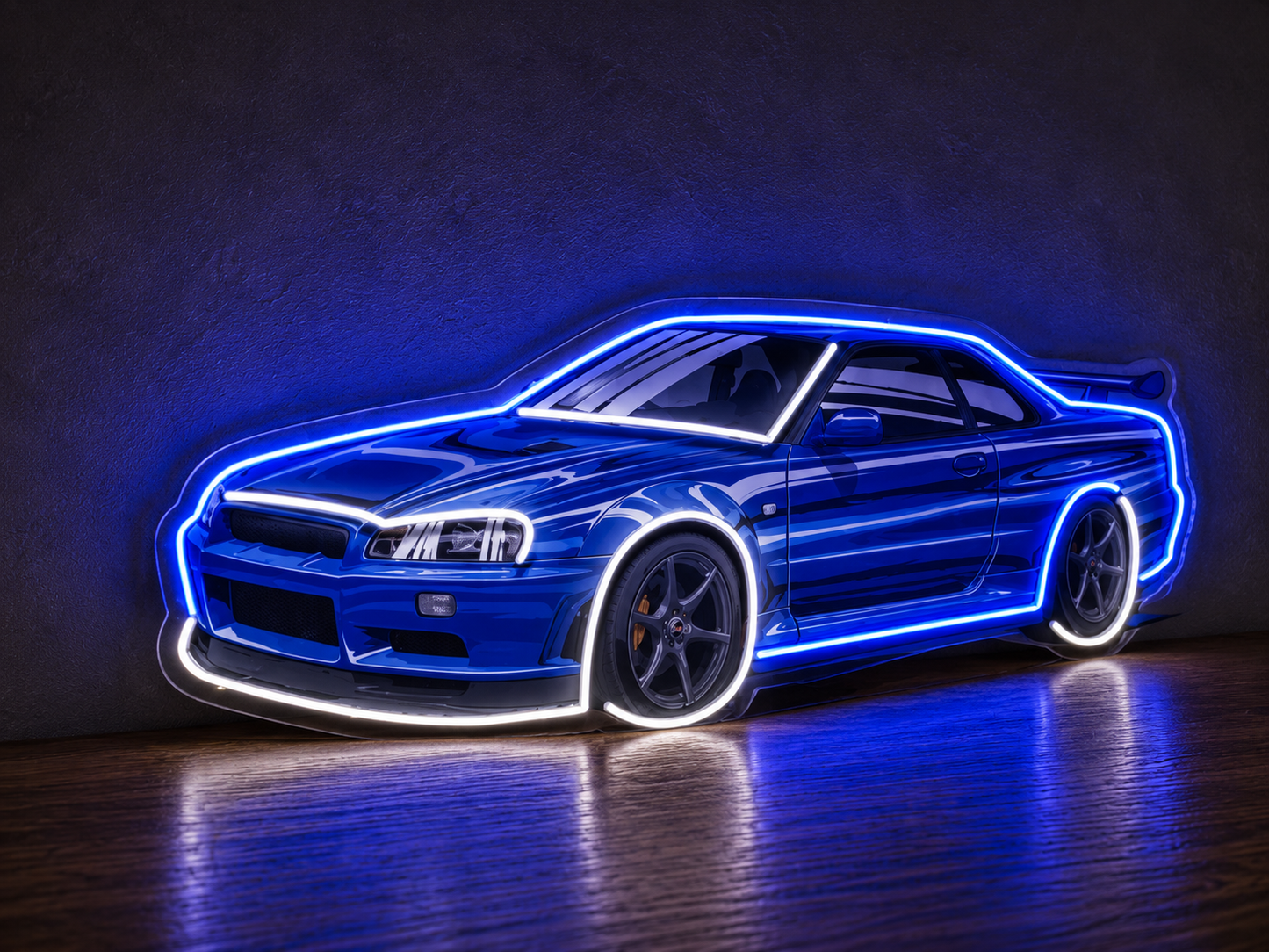 Nissan Skyline R34 Inspired LED Neon Sign - Neon Lanes