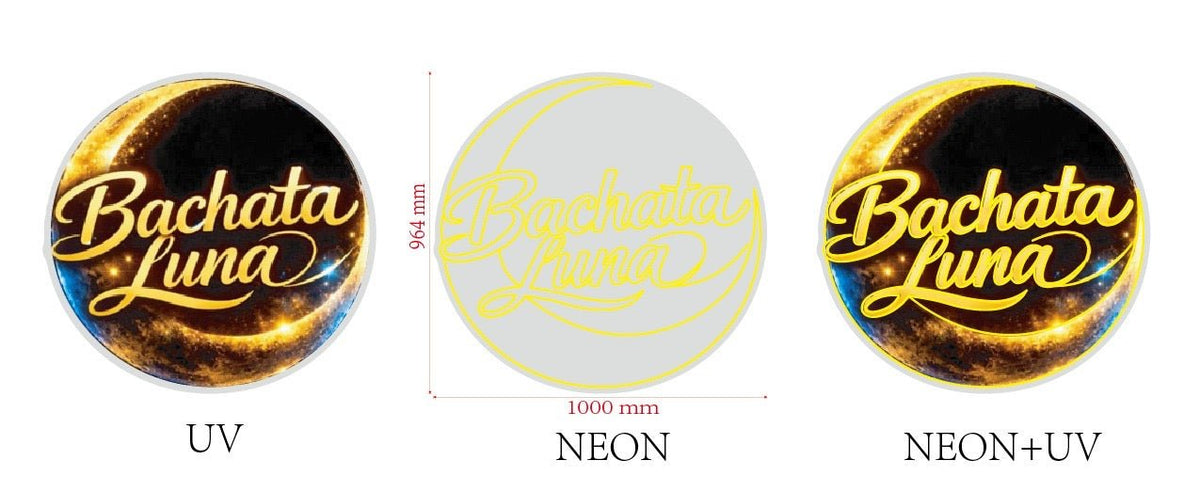 Custom Design: Bachata Luna - Neon Lanes