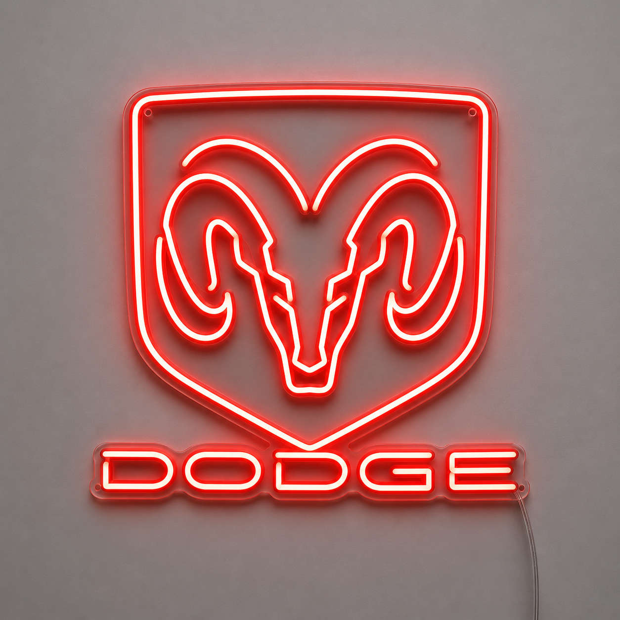Dodge Ram (Red) LED Neon Sign