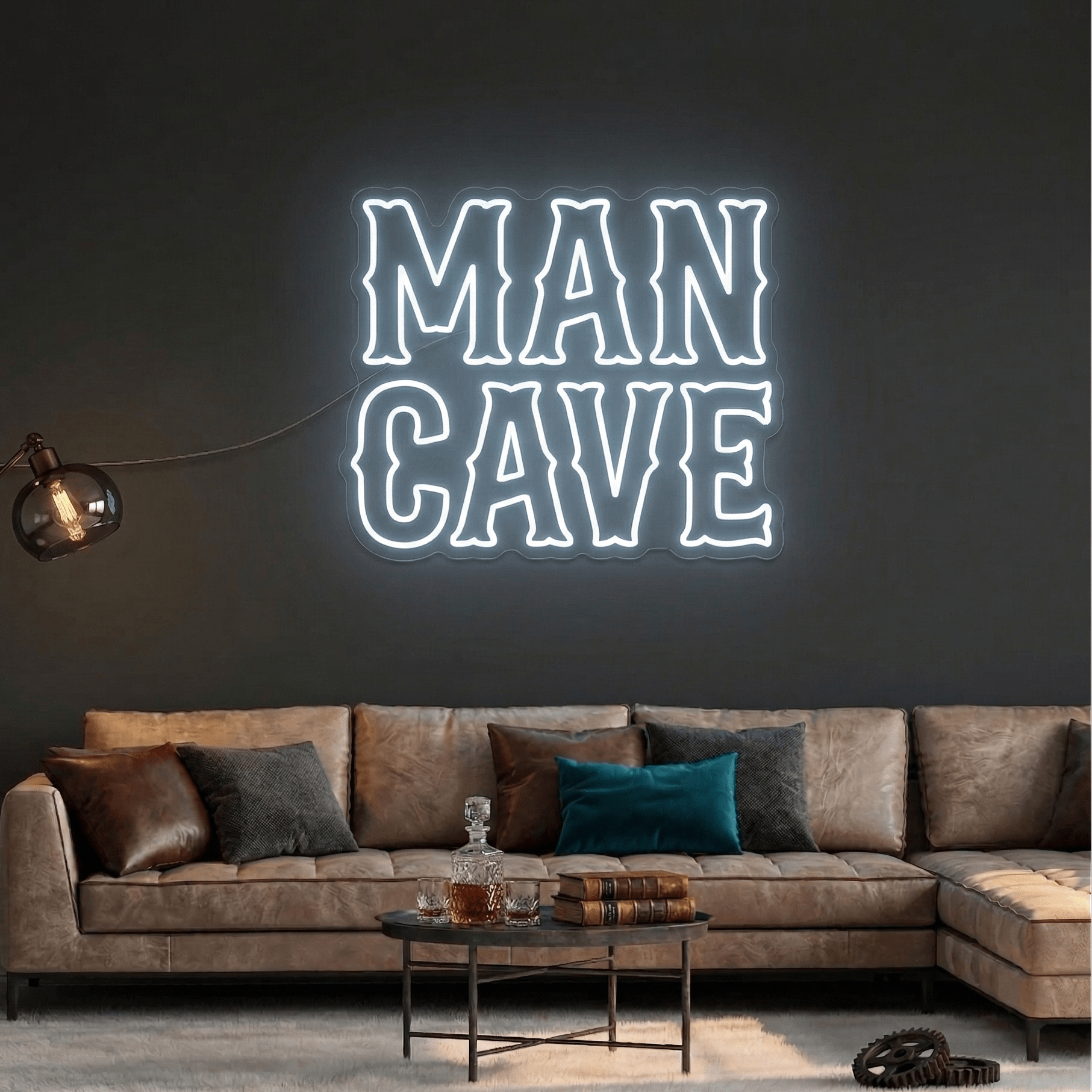 Man Cave LED Neon Sign | Man Cave Wall Sign Australia | Neon Lanes