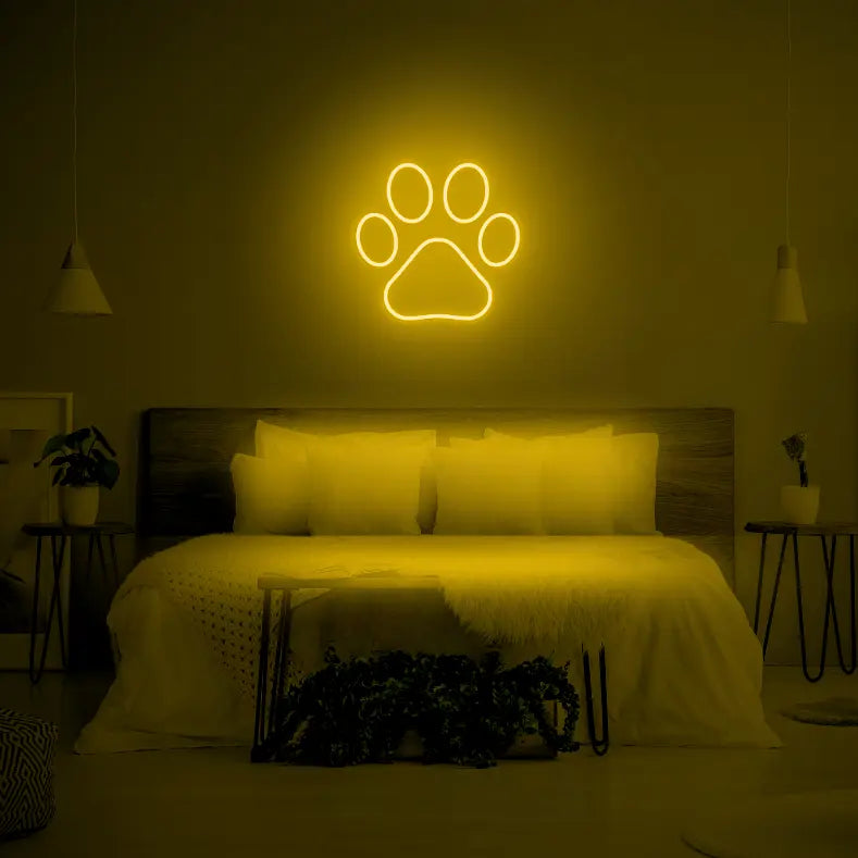 Paw LED Neon Light Sign - Neon Lanes