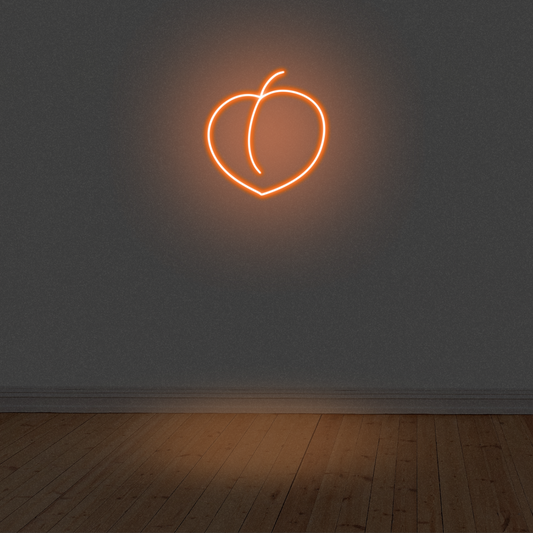 Peach LED Neon Light Sign