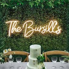 A Classic Touch: The Bursill’s Custom Neon Wedding Sign in Melbourne