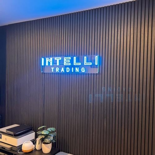 The Perfect Custom Neon Sign at Intelli Trading in Perth