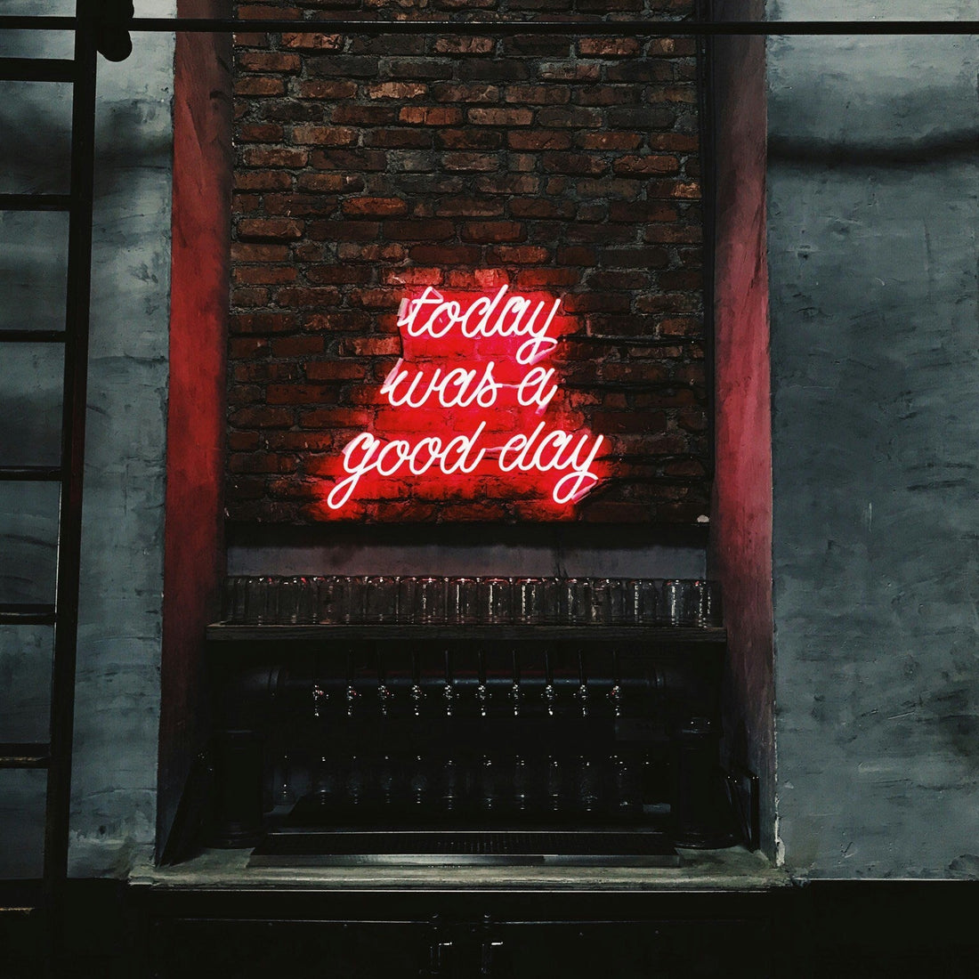 How "The Cheers Bar" Brightened Its Space with a Custom "Today Was a Good Day" Neon Sign from Neon Lanes in Adelaide