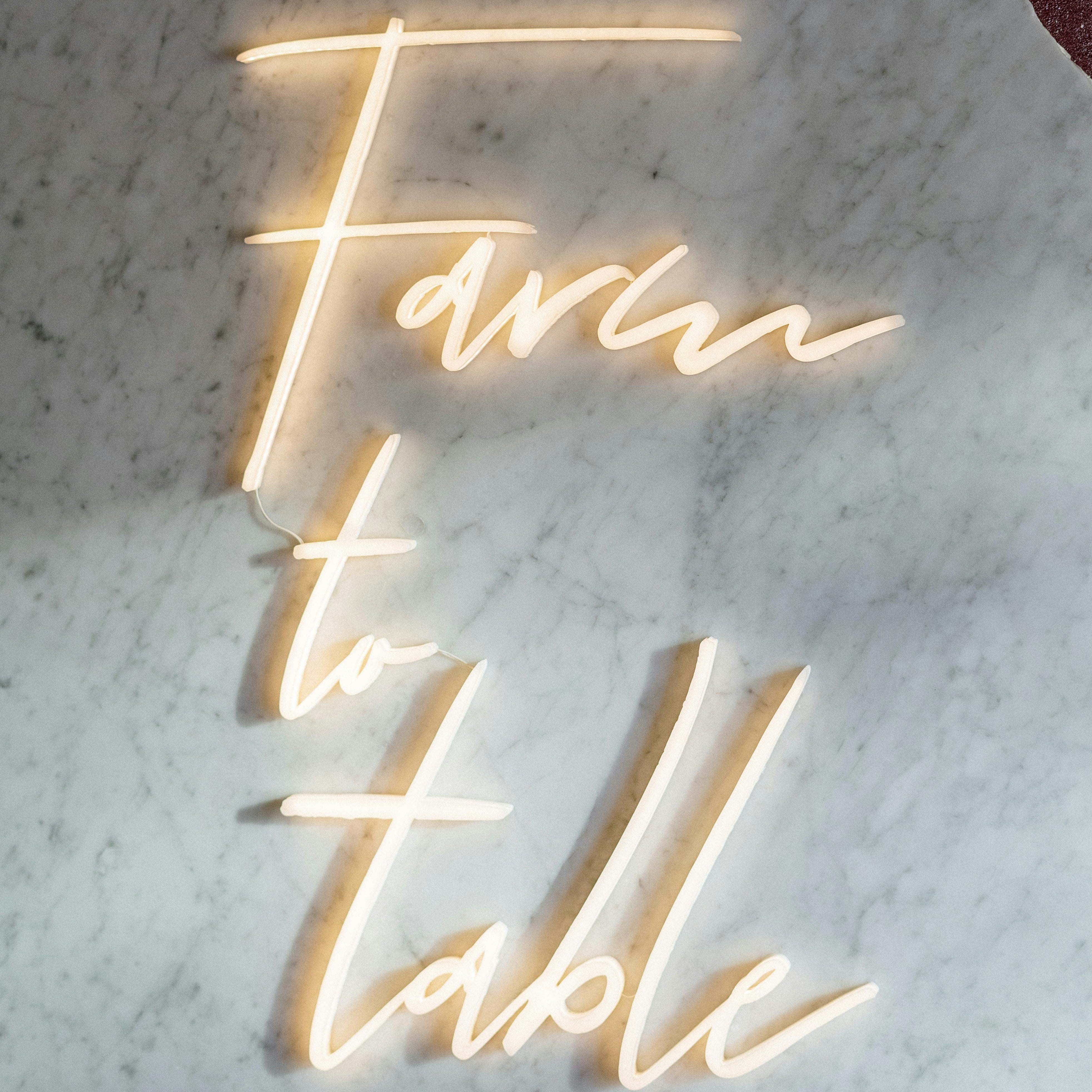 Neon Signs Adelaide: Custom Eco Sign for The Green Fork – Neon Lanes