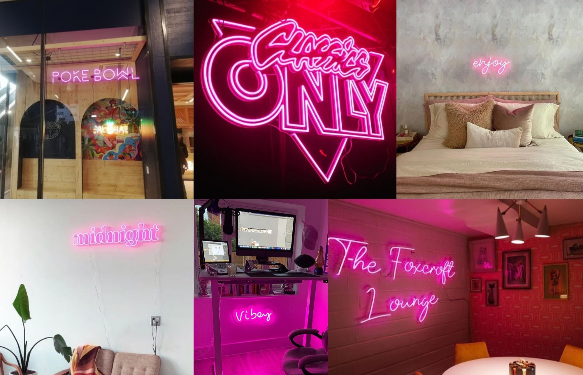 Pink LED Neon Signs