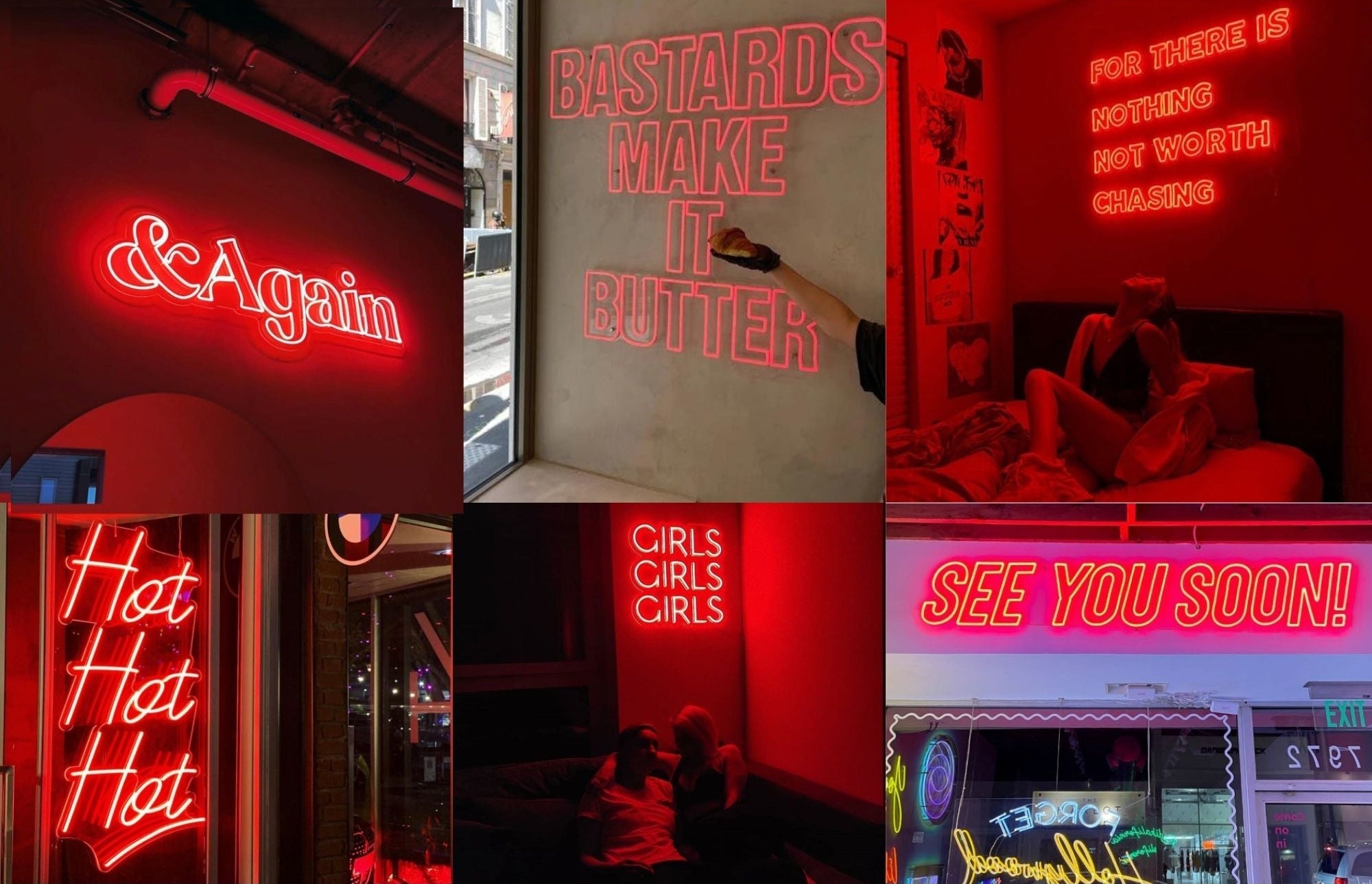 Red LED Neon Signs