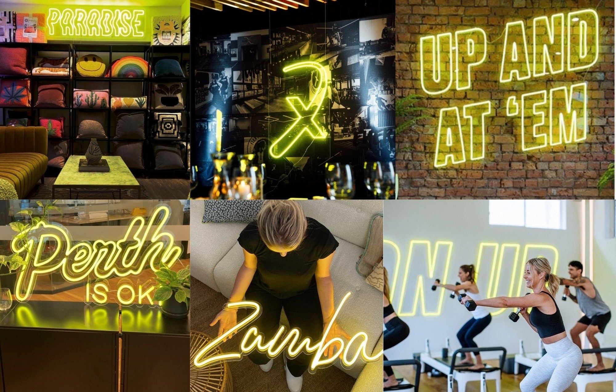 Yellow LED Neon Signs