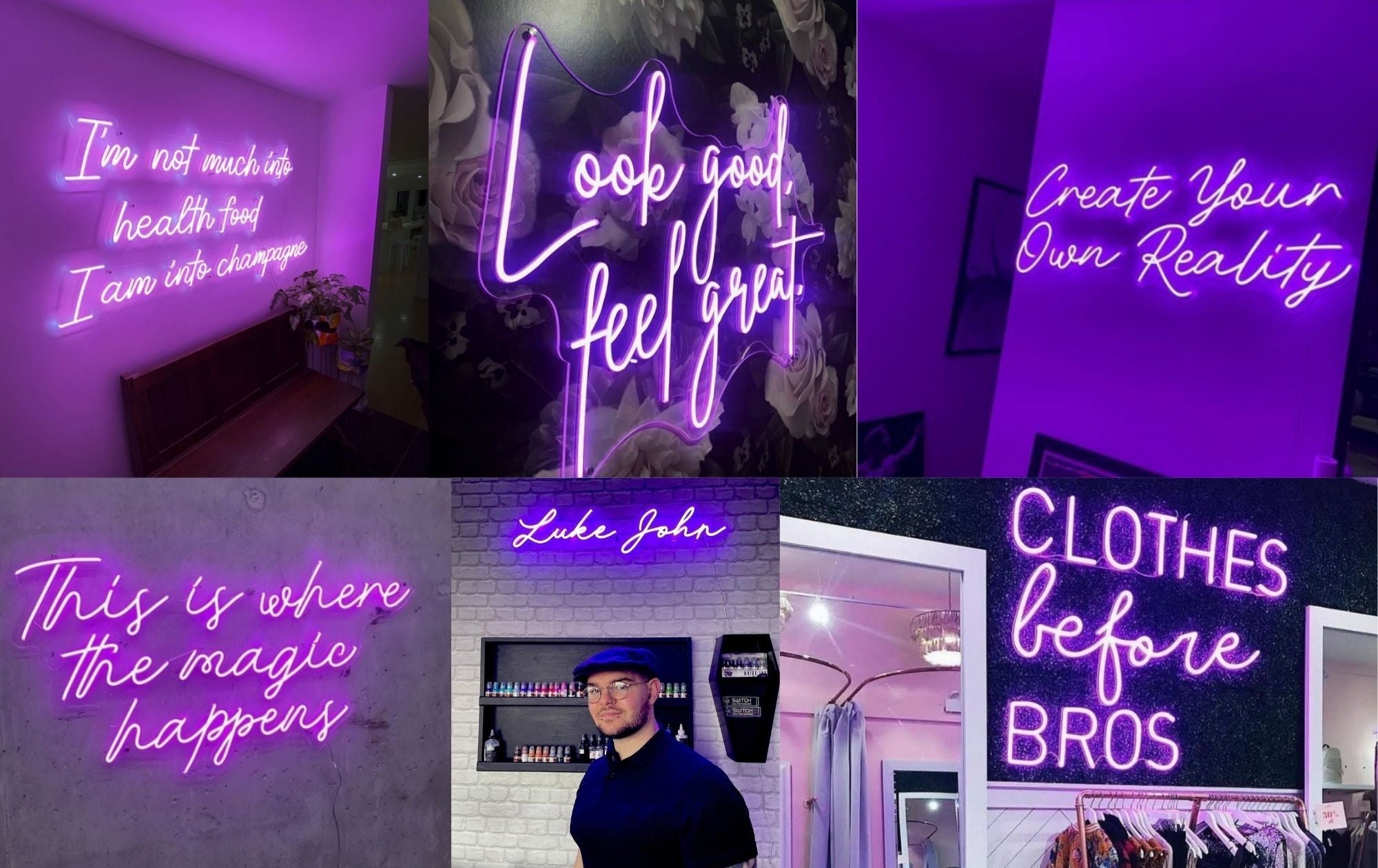 Purple LED Neon Signs