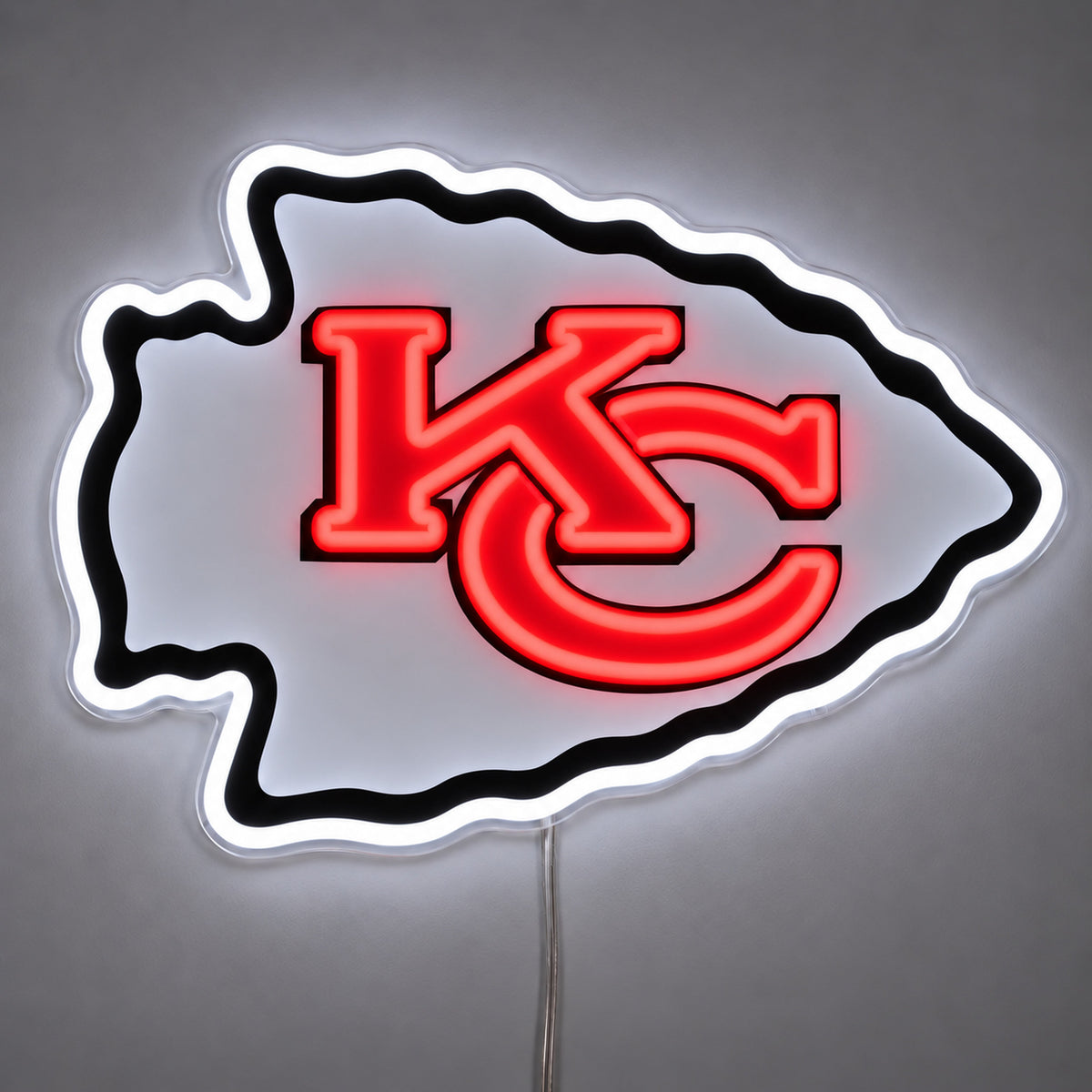 Kansas City Chiefs NFL neon sign