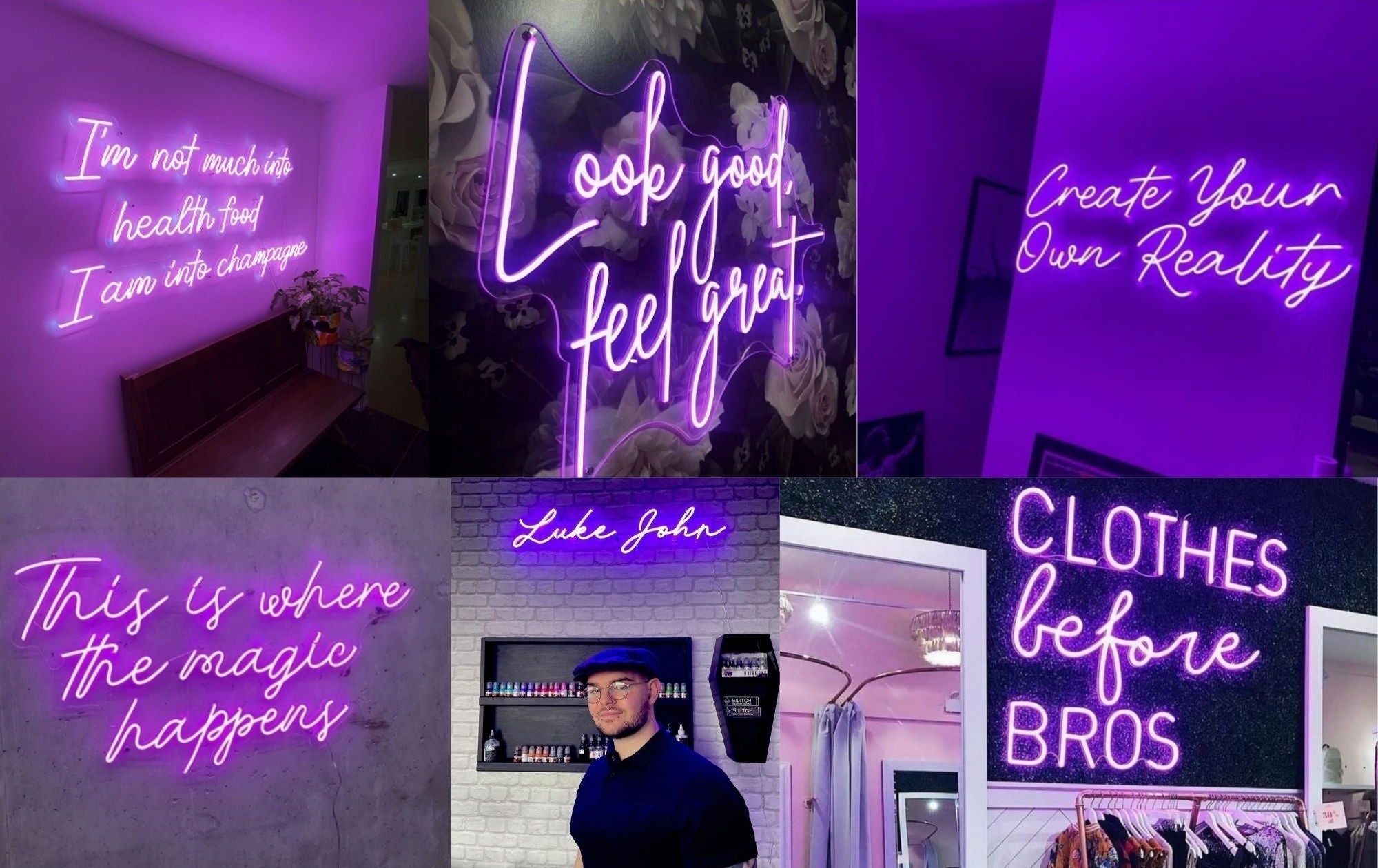 Purple LED Neon Signs | Purple Neon Signs | Lights – Neon Lanes