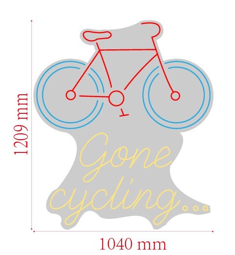Custom design- Gone cycling