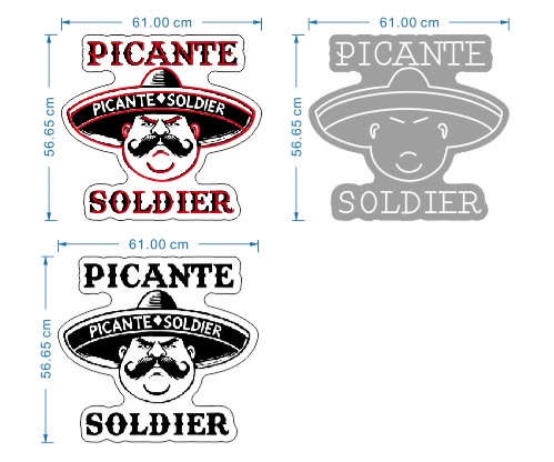 Custom design: Picante Soldier