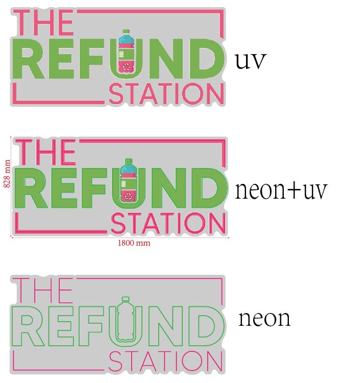Custom Design- UV+Neon