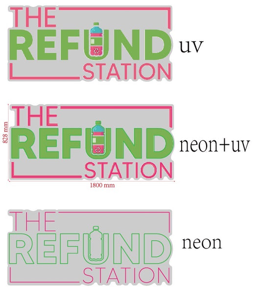 Custom Design- UV+Neon
