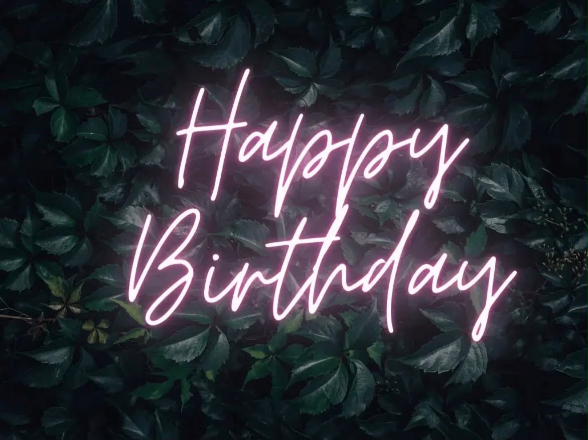 Custom design: happy birthday