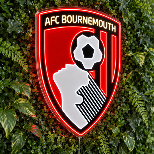 AFC Bournemouth Old Logo LED Neon Sign product photo 1