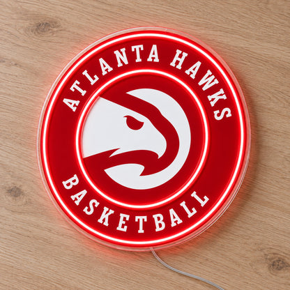 Atlanta Hawks LED Neon Sign product photo 2