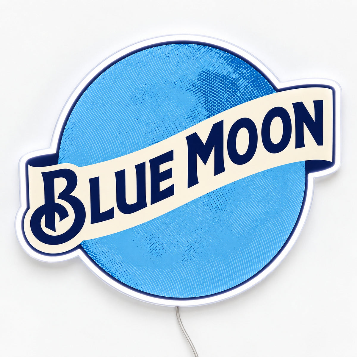 Blue Moon LED Neon Sign product photo 1