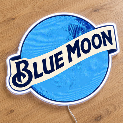 Blue Moon LED Neon Sign product photo 2