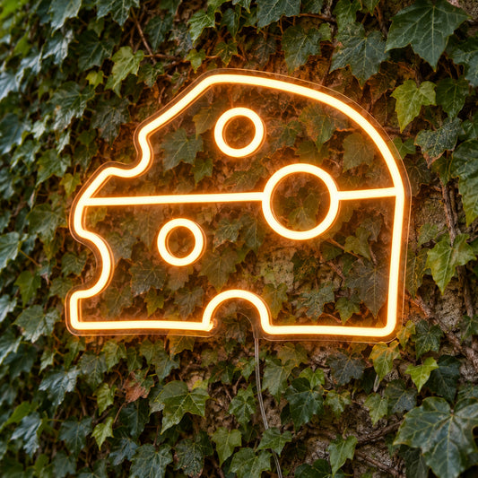 Cheese Block LED Neon Light Sign product photo 1