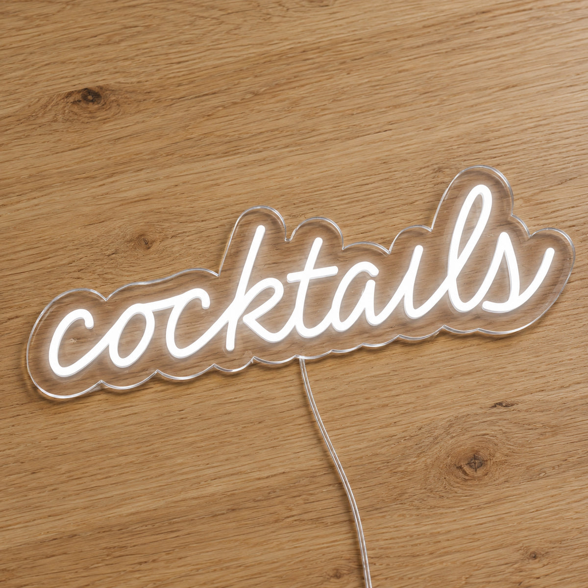 Cocktails LED Neon Sign - Bar and Venue Sign product photo 2