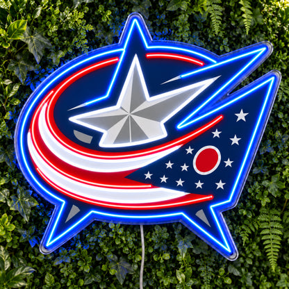 Columbus Blue Jackets LED Neon Sign product photo 1