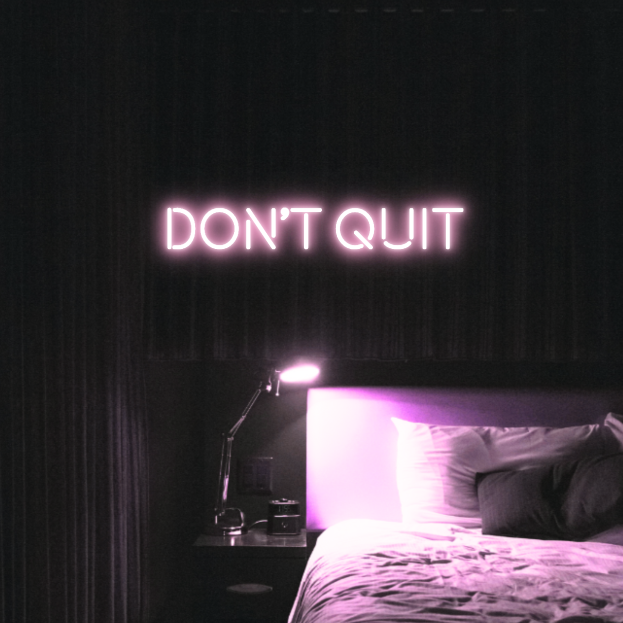 Don't Quit LED Neon Light Sign