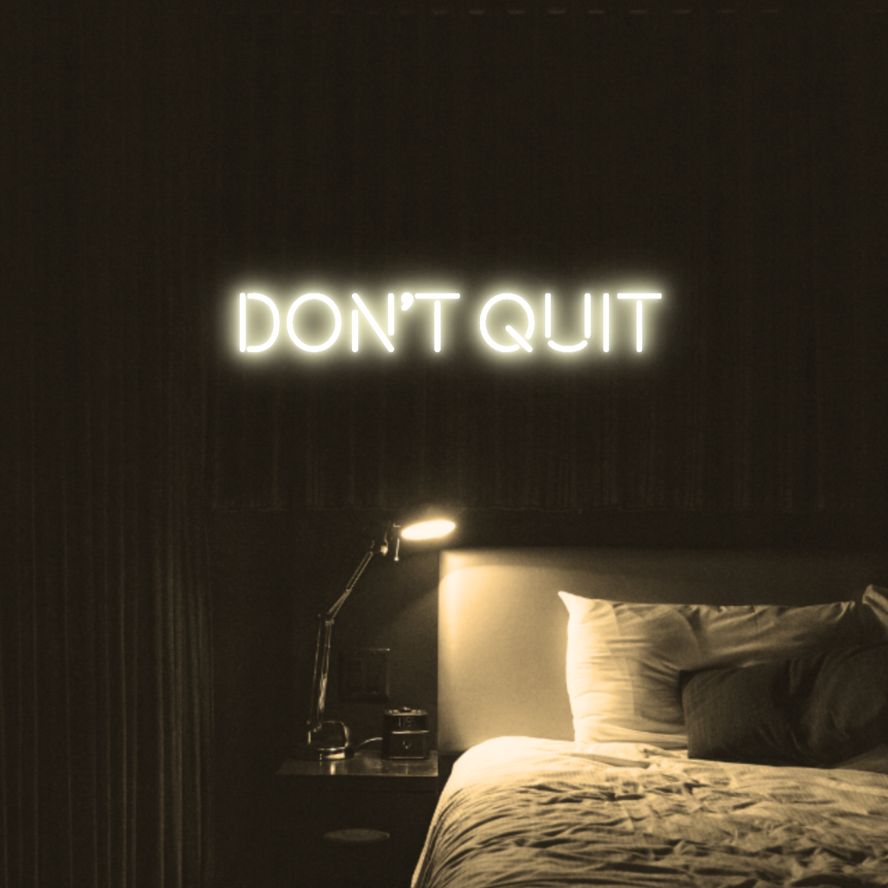 Don't Quit LED Neon Light Sign