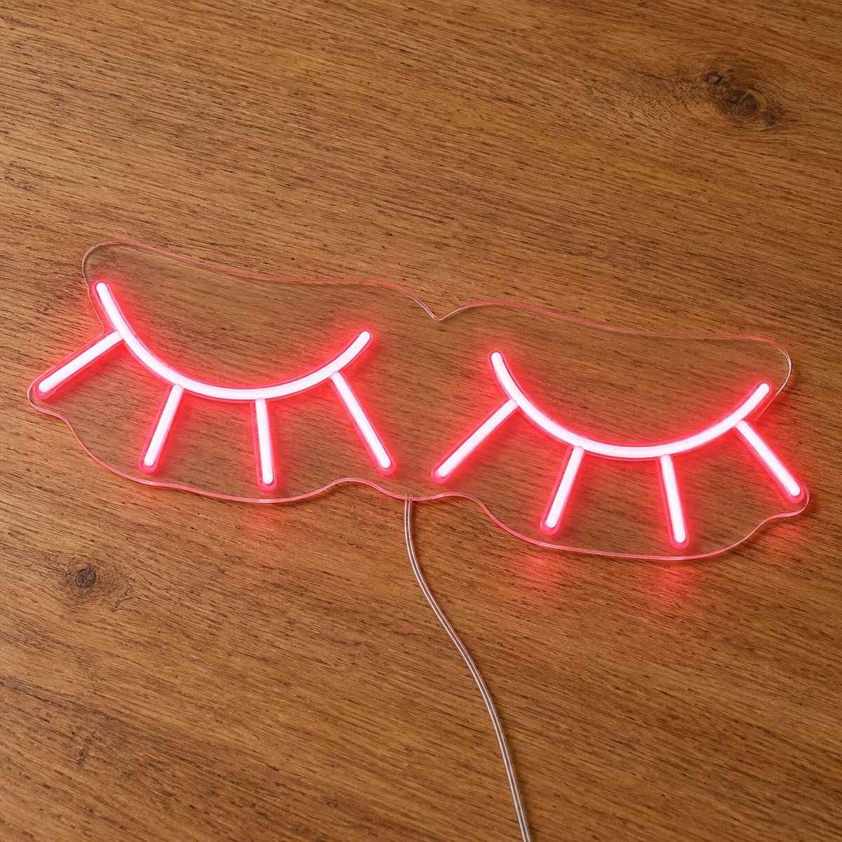 Eyelashes LED Neon Light Sign product photo 2