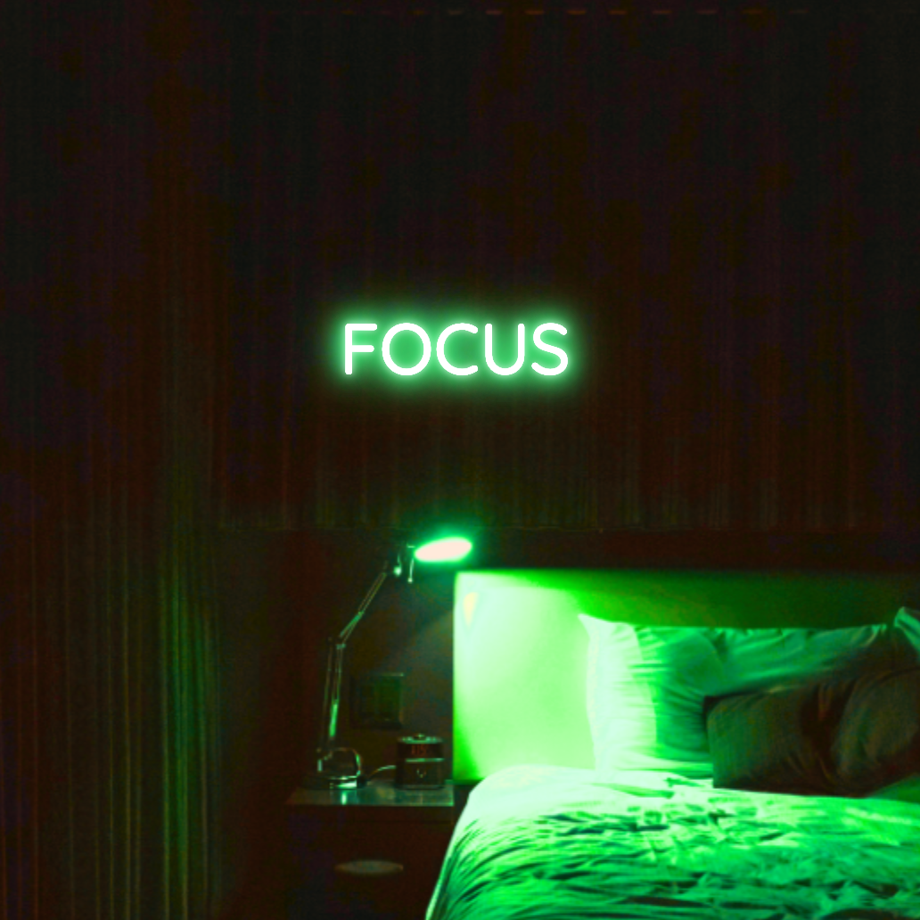 Focus LED Neon Light Sign