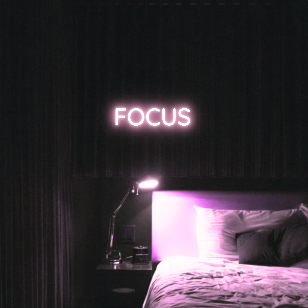 Focus LED Neon Light Sign