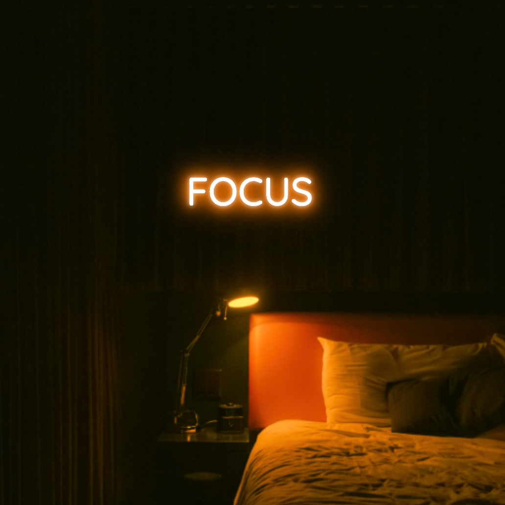 Focus LED Neon Light Sign