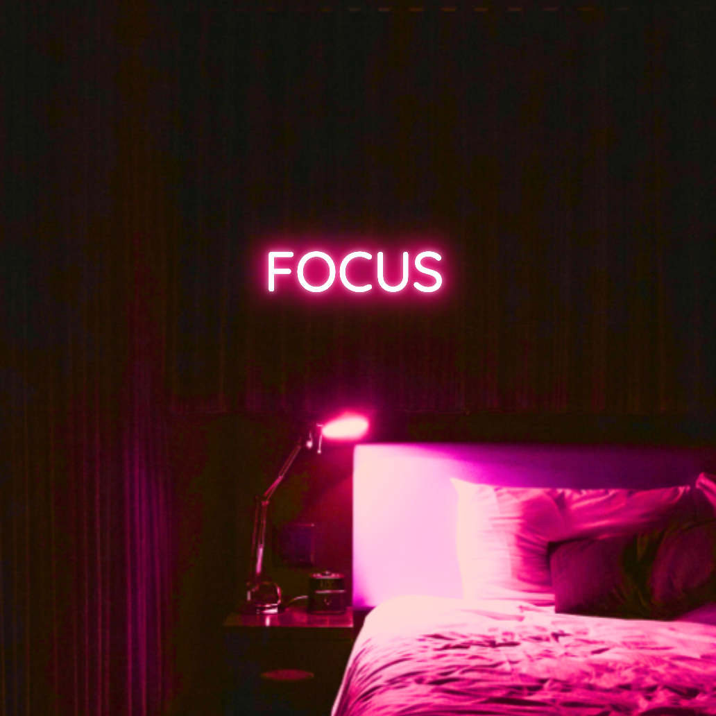 Focus LED Neon Light Sign