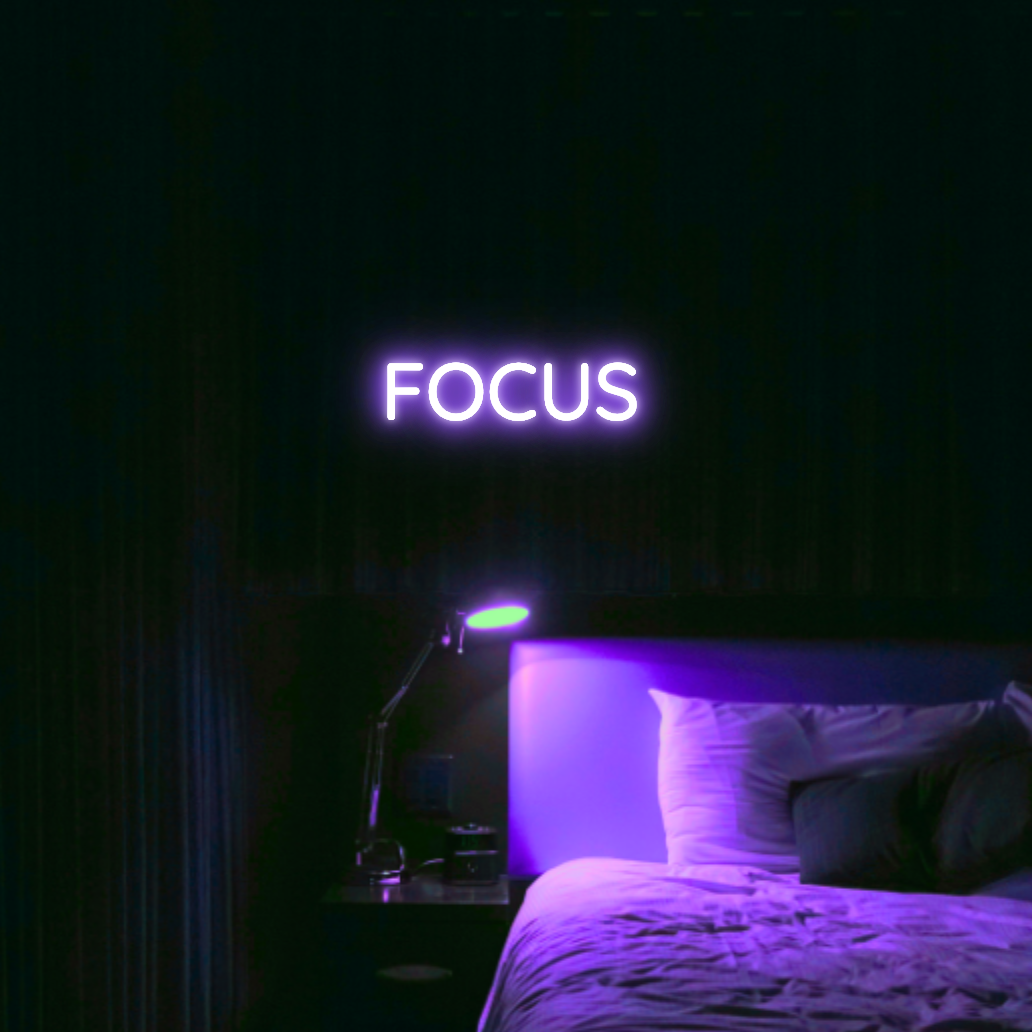 Focus LED Neon Light Sign