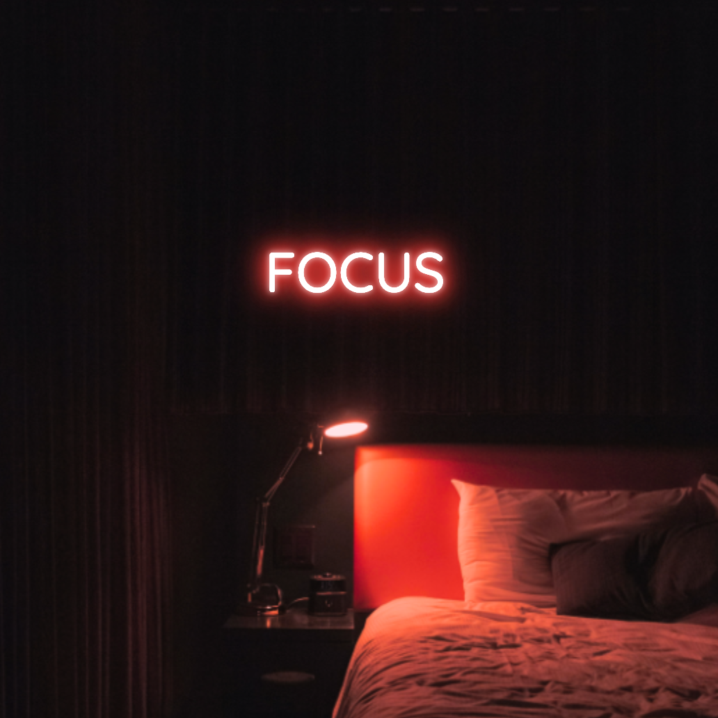 Focus LED Neon Light Sign