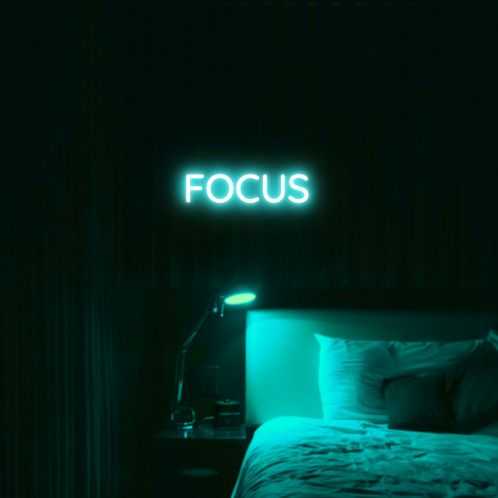 Focus LED Neon Light Sign