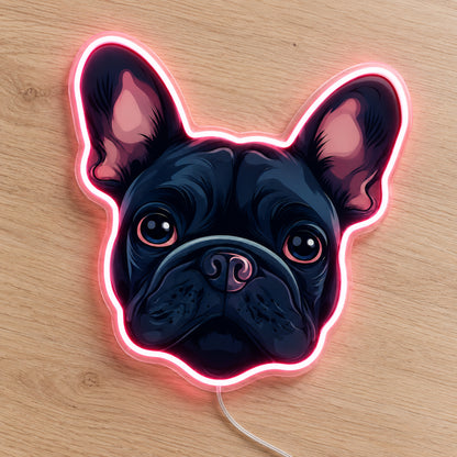 French Bulldog LED Neon Sign product photo 2