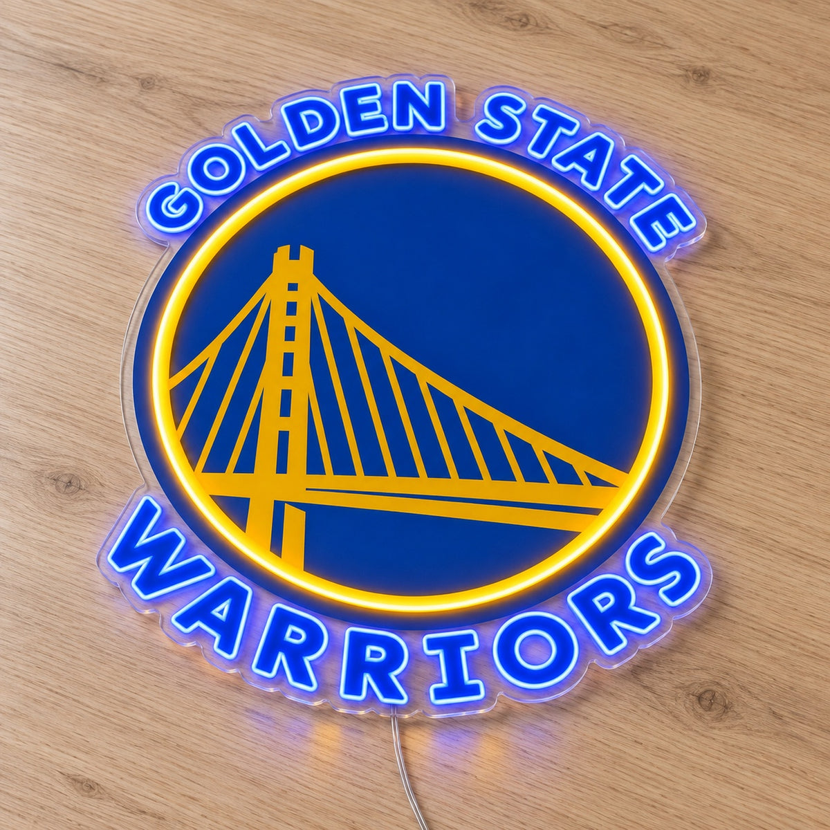 Golden State Warriors LED Neon Sign product photo 1