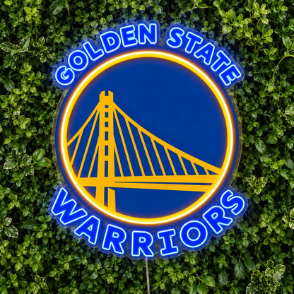 Golden State Warriors LED Neon Sign product photo 2