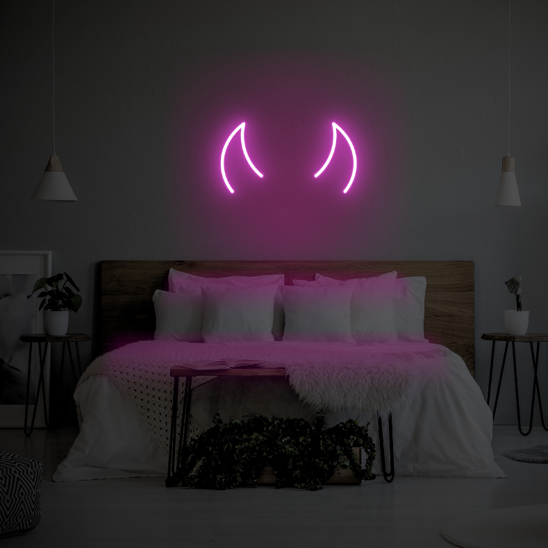 Horns LED Neon Light Sign