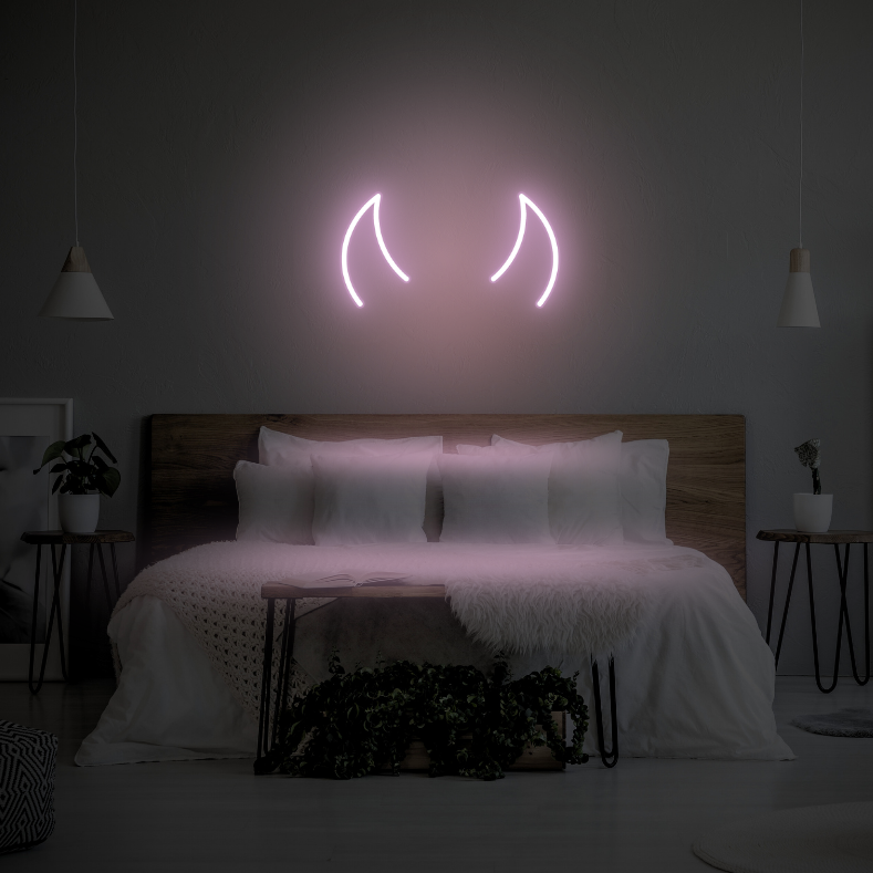 Horns LED Neon Light Sign