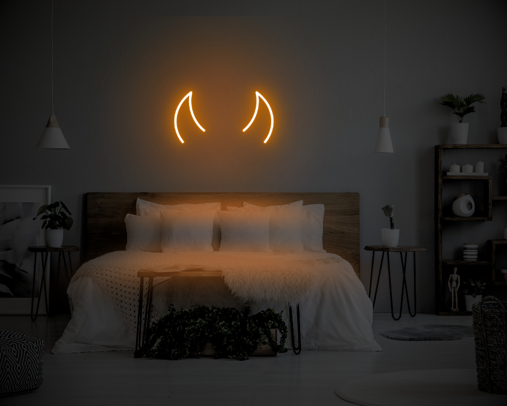 Horns LED Neon Light Sign