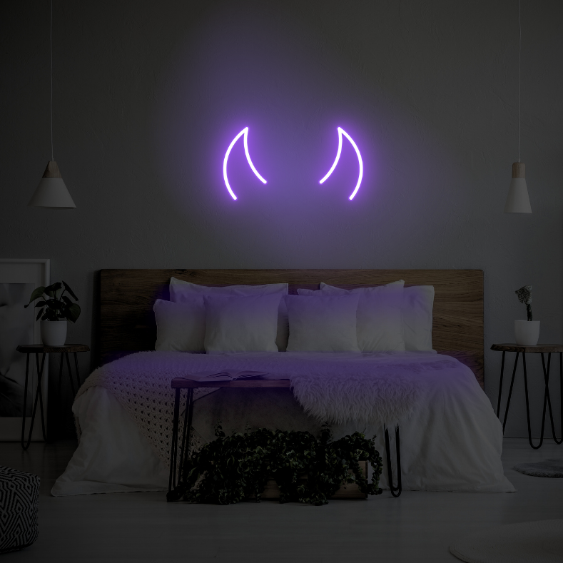 Horns LED Neon Light Sign