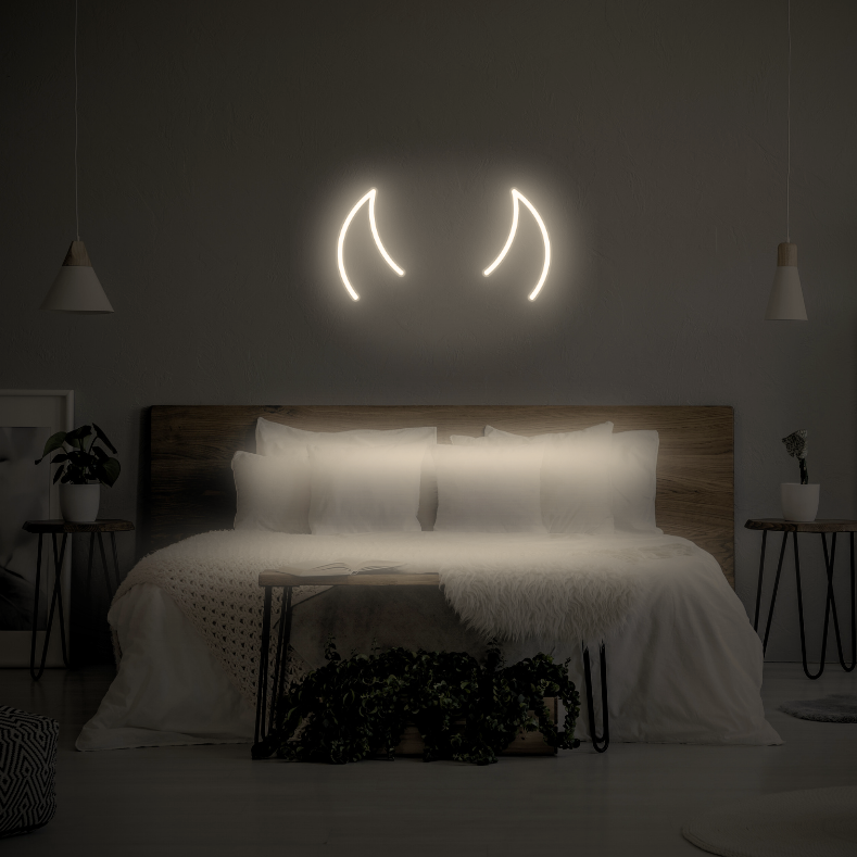 Horns LED Neon Light Sign